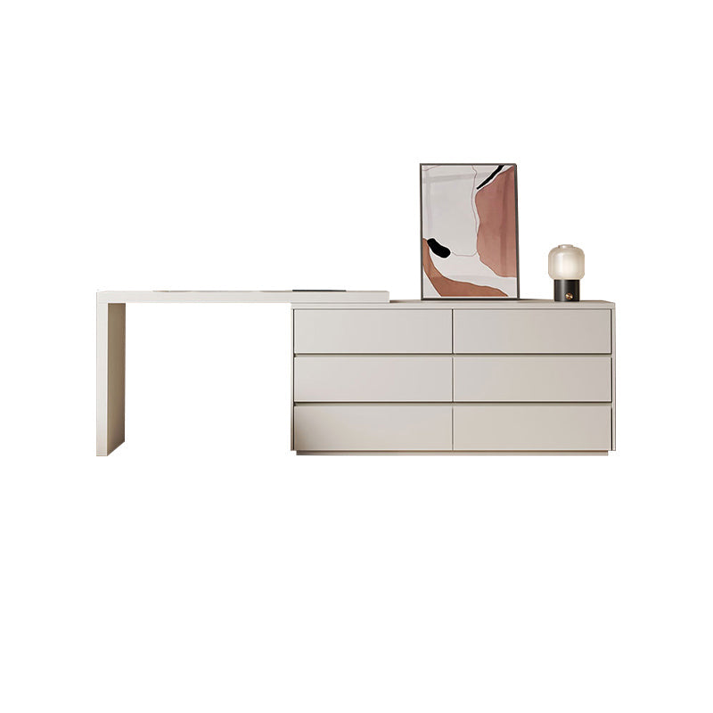 Hedendaagse make-uptafel met 6-landen en ontlasting-29,5 "H