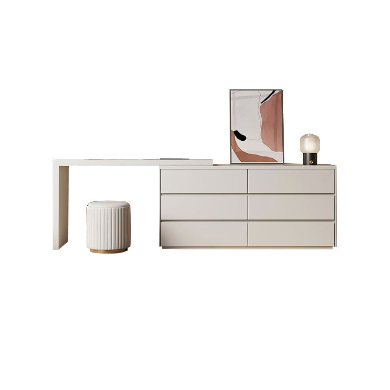 Hedendaagse make-uptafel met 6-landen en ontlasting-29,5 "H