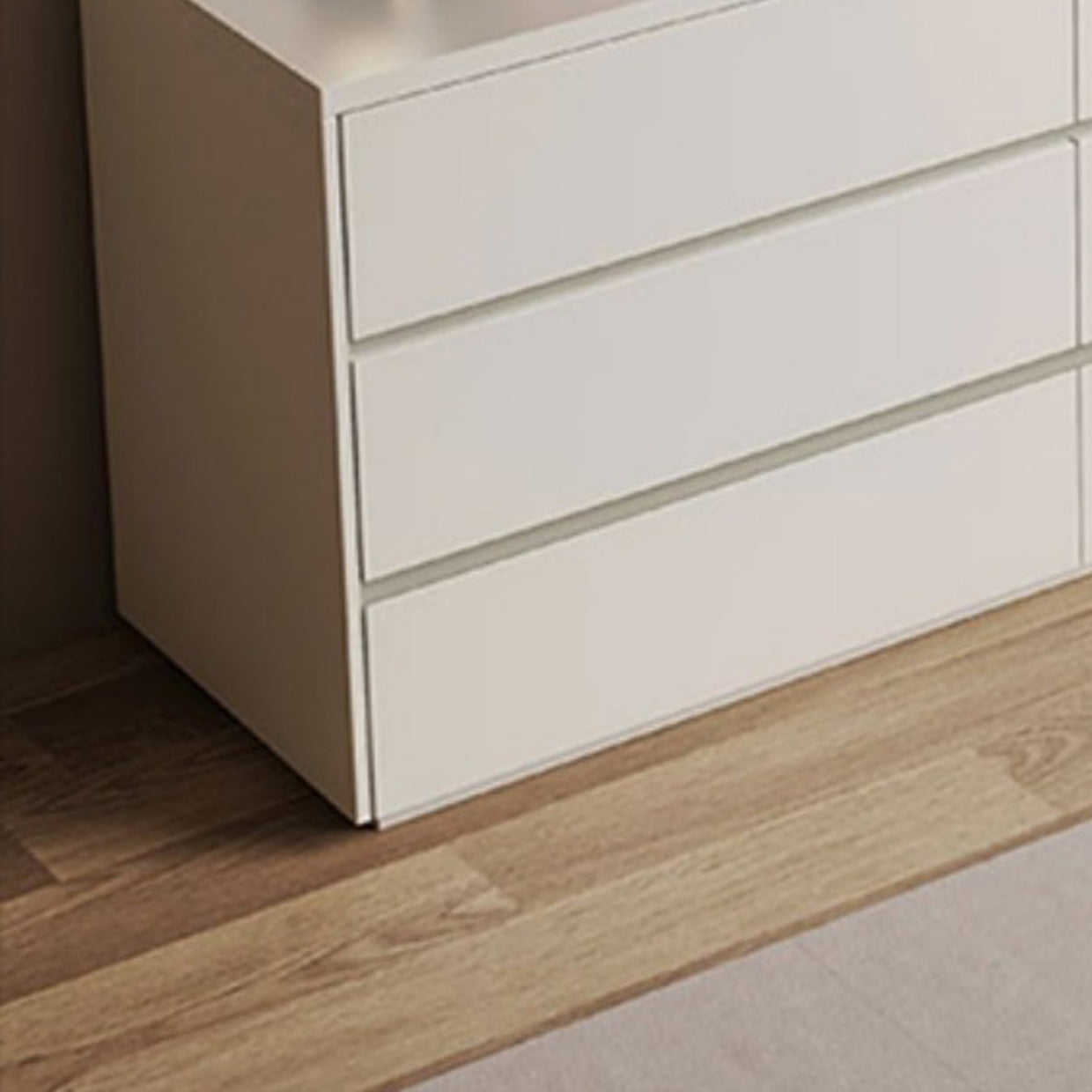 Hedendaagse make-uptafel met 6-landen en ontlasting-29,5 "H