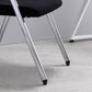 Silla reclinable de base de metal contemporánea con silla interior de brazos