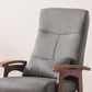 Modern Recliner Chair in Solid Wood Frame with Independent Foot Movement