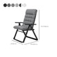 Contemporary Recliner Chair with Metal Base with Position Lock Back
