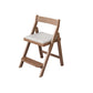 Traditional Solid Wood Recliner Chair with Wooden Legs Indoor Chair