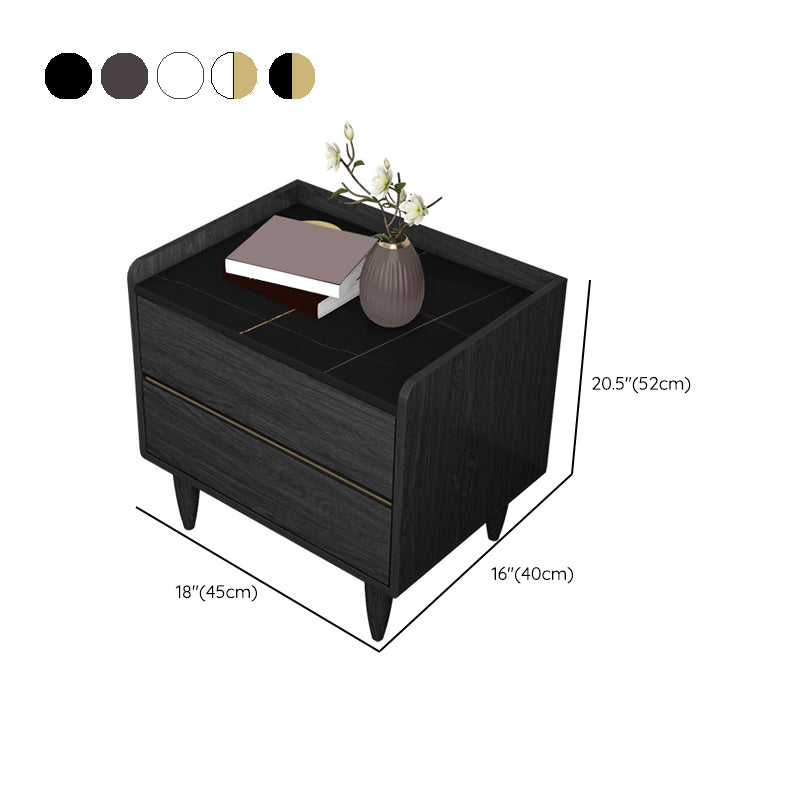 Contemporary Bed Nightstand Drawer Storage Night Table for Bedroom Clearhalo 'Bedroom Furniture' 'furn' 'furn_night_stand' 'Furniture' 'night_stand' 'Nightstands' 7676864