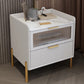 Glam Pine Wood Accent Table Nightstand Drawers Included with Legs Clearhalo 'Bedroom Furniture' 'furn' 'furn_night_stand' 'Furniture' 'night_stand' 'Nightstands' 7676869