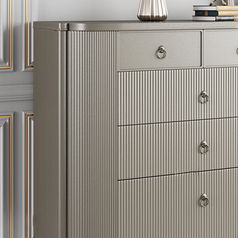 Legno in legno solido Classic Clam Scooking Chest Crezer con cassetti 6/10