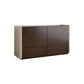 Madera fabricada Classic Glam Storage Coffster con cajones de 5/6/8