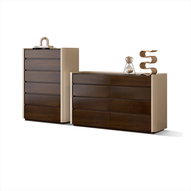 Madera fabricada Classic Glam Storage Coffster con cajones de 5/6/8