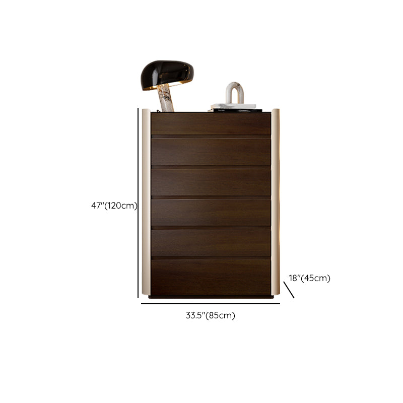 Madera fabricada Classic Glam Storage Coffster con cajones de 5/6/8
