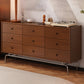 Commode moderne commode coffre en bois massif avec tiroirs 5/6/9