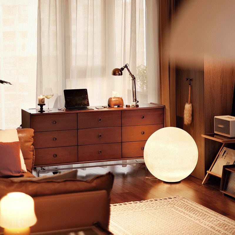 Commode moderne commode coffre en bois massif avec tiroirs 5/6/9