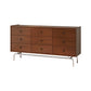 Commode moderne commode coffre en bois massif avec tiroirs 5/6/9