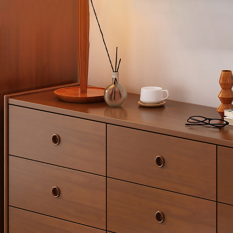 Commode moderne commode coffre en bois massif avec tiroirs 5/6/9