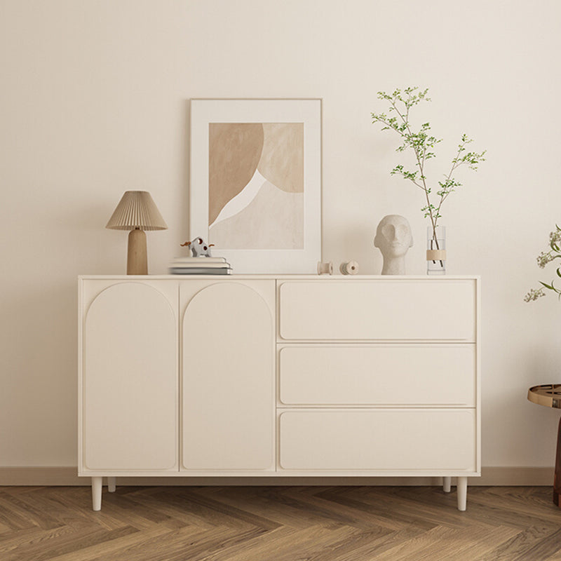 Modernism Horizontal Combo Dresser White Dresser with Storage for Home Clearhalo 'Bedroom Furniture' 'Dressers & Chests' 'dressers_chests' 'furn' 'furn_dressers_chests' 'Furniture' 7677011