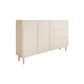 Modernism Horizontal Combo Dresser White Dresser with Storage for Home https: res.litfad.com site img item 2023 02 22 7677013 1200x1200.jpg Clearhalo 'Bedroom Furniture' 'Dressers & Chests' 'dressers_chests' 'furn' 'furn_dressers_chests' 'Furniture' 7677013