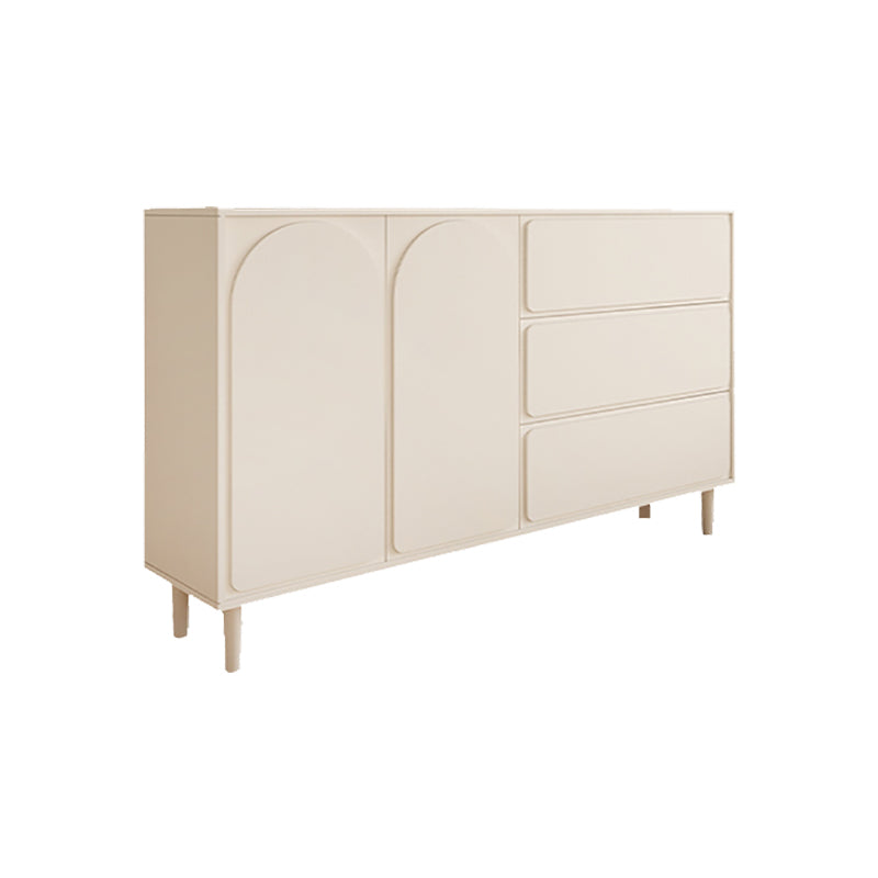 Modernism Horizontal Combo Dresser White Dresser with Storage for Home https: res.litfad.com site img item 2023 02 26 7677017 1200x1200.jpg Clearhalo 'Bedroom Furniture' 'Dressers & Chests' 'dressers_chests' 'furn' 'furn_dressers_chests' 'Furniture' 7677017