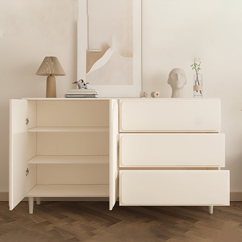 Modernism Horizontal Combo Dresser White Dresser with Storage for Home Clearhalo 'Bedroom Furniture' 'Dressers & Chests' 'dressers_chests' 'furn' 'furn_dressers_chests' 'Furniture' 7677018