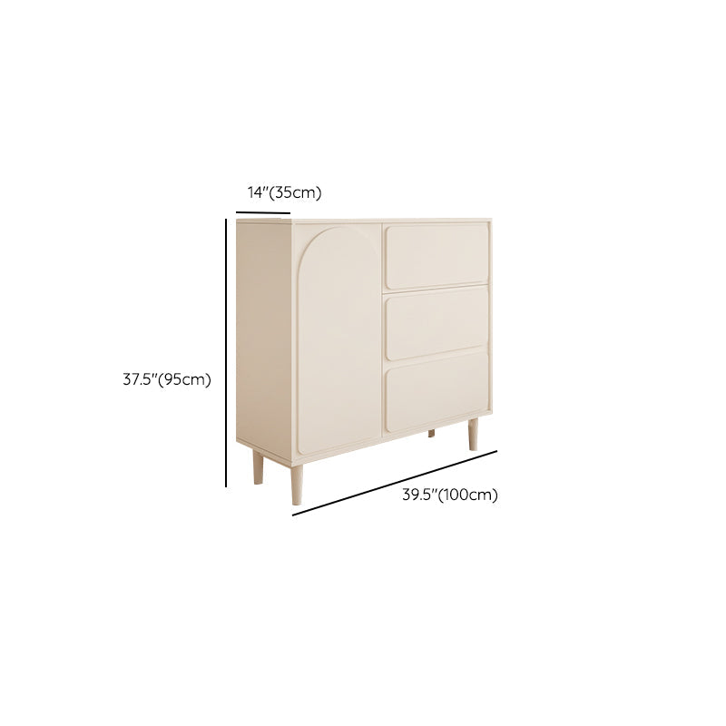 Modernism Horizontal Combo Dresser White Dresser with Storage for Home Clearhalo 'Bedroom Furniture' 'Dressers & Chests' 'dressers_chests' 'furn' 'furn_dressers_chests' 'Furniture' 7677025