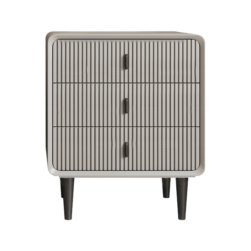 Contemporáneo de almacenamiento de madera maciza vertical cofre de dormitorio con cajones