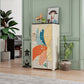 Vertical Storage Chest Dresser Modern Storage Chest with 5 Drawers