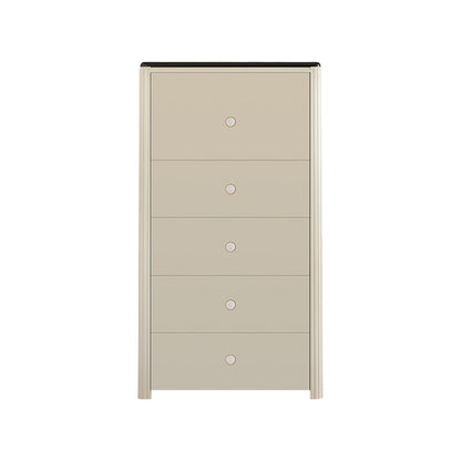 Vertical Storage Chest Dresser Modern Storage Chest with 5 Drawers