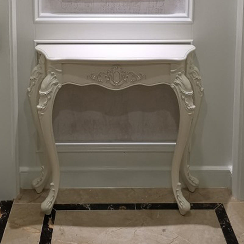 Forma libera da forma contemporanea tavolo da divano console in legno in bianco