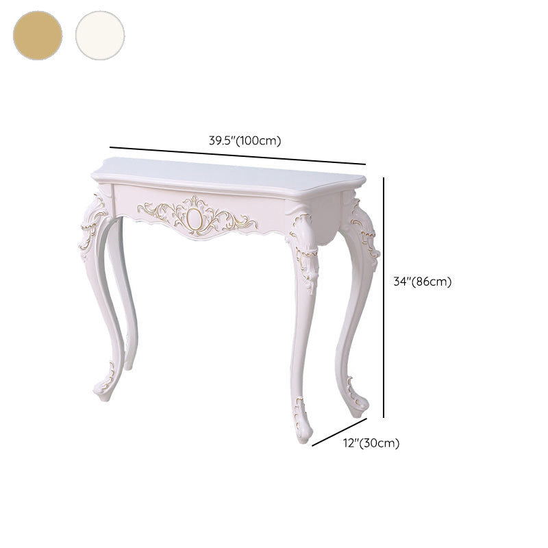 Forma libera da forma contemporanea tavolo da divano console in legno in bianco