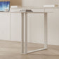 Rectangular Shaped Office Laptop Table Stone Writing Desk in White Clearhalo 'furn' 'furn_office_desk' 'Furniture' 'Office Desks' 'Office Furniture' 'office_desk' 7677260