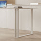 Rectangular Shaped Office Laptop Table Stone Writing Desk in White Clearhalo 'furn' 'furn_office_desk' 'Furniture' 'Office Desks' 'Office Furniture' 'office_desk' 7677262