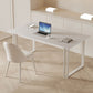 Rectangular Shaped Office Laptop Table Stone Writing Desk in White Clearhalo 'furn' 'furn_office_desk' 'Furniture' 'Office Desks' 'Office Furniture' 'office_desk' 7677264