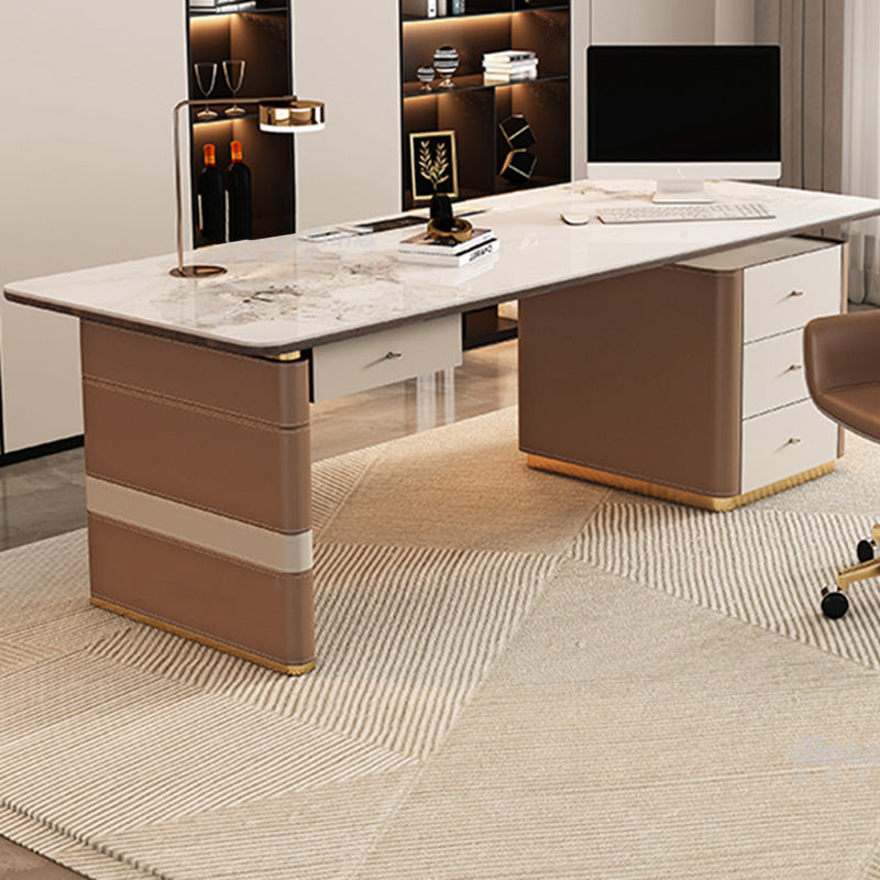 Rectangle fritté de bureau de bureau de bureau glamour glamour