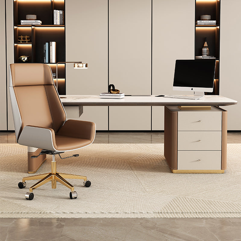 Rectangle fritté de bureau de bureau de bureau glamour glamour