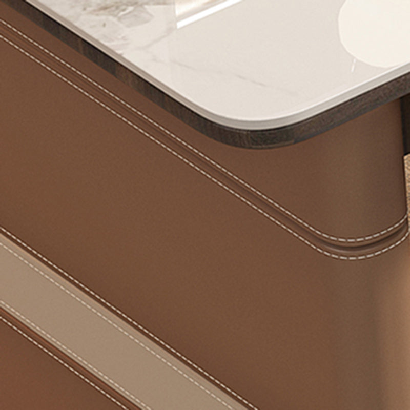 Rectangle fritté de bureau de bureau de bureau glamour glamour