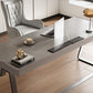 Rectangle Stone Top Office Desk Metal Base Industrial Writing Desk for Office Clearhalo 'furn' 'furn_office_desk' 'Furniture' 'Office Desks' 'Office Furniture' 'office_desk' 7677324