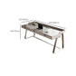 Rectangle Stone Top Office Desk Metal Base Industrial Writing Desk for Office Clearhalo 'furn' 'furn_office_desk' 'Furniture' 'Office Desks' 'Office Furniture' 'office_desk' 7677326