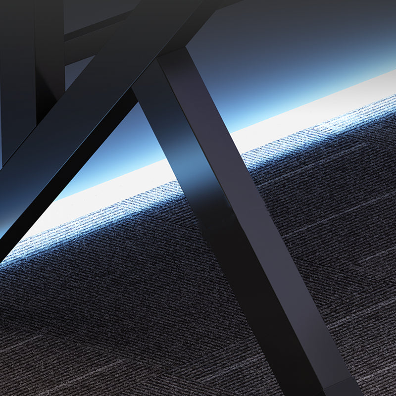 Bureau d'ordinateur en pierre industrielle bureau de bureau avec les jambes