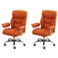 Contemporary Wheels Office Chair Distressing Ergonomic Chair for Room