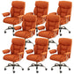 Contemporary Wheels Office Chair Distressing Ergonomic Chair for Room