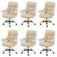 Contemporary Wheels Office Chair Distressing Ergonomic Chair for Room