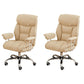 Contemporary Wheels Office Chair Distressing Ergonomic Chair for Room