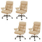 Contemporary Wheels Office Chair Distressing Ergonomic Chair for Room