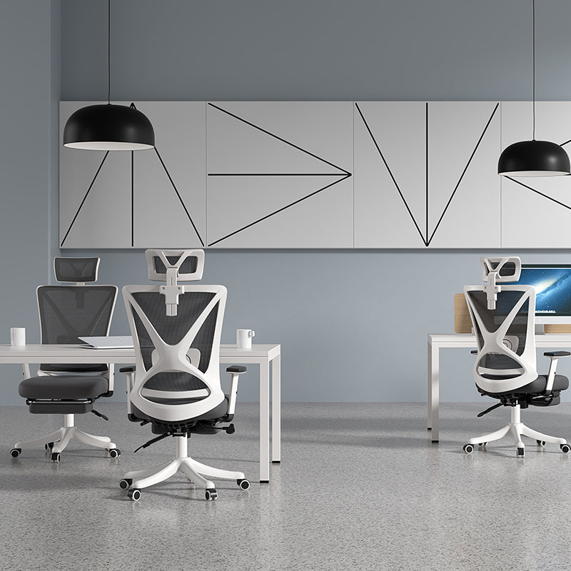 Modern Office Chair No Distressing Ergonomic Slide Chair with Wheels Clearhalo 'furn' 'furn_office_chair' 'Furniture' 'Office Chairs' 'Office Furniture' 'office_chair' 7677425