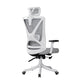 Modern Office Chair No Distressing Ergonomic Slide Chair with Wheels White-Gray 1 Piece Without Footrest Clearhalo 'furn' 'furn_office_chair' 'Furniture' 'Office Chairs' 'Office Furniture' 'office_chair' 7677431