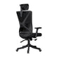 Modern Office Chair No Distressing Ergonomic Slide Chair with Wheels Black 1 Piece Without Footrest Clearhalo 'furn' 'furn_office_chair' 'Furniture' 'Office Chairs' 'Office Furniture' 'office_chair' 7677438
