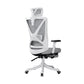 Modern Office Chair No Distressing Ergonomic Slide Chair with Wheels White-Gray 1 Piece With Footrest Clearhalo 'furn' 'furn_office_chair' 'Furniture' 'Office Chairs' 'Office Furniture' 'office_chair' 7677452
