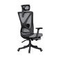 Modern Office Chair No Distressing Ergonomic Slide Chair with Wheels Black-Gray 1 Piece With Footrest Clearhalo 'furn' 'furn_office_chair' 'Furniture' 'Office Chairs' 'Office Furniture' 'office_chair' 7677462