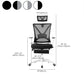 Modern Office Chair No Distressing Ergonomic Slide Chair with Wheels Clearhalo 'furn' 'furn_office_chair' 'Furniture' 'Office Chairs' 'Office Furniture' 'office_chair' 7677467