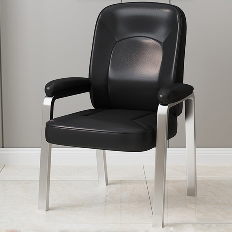 Sedia moderna per ufficio a bracci fissi nessuna sedia da scrivania per casa