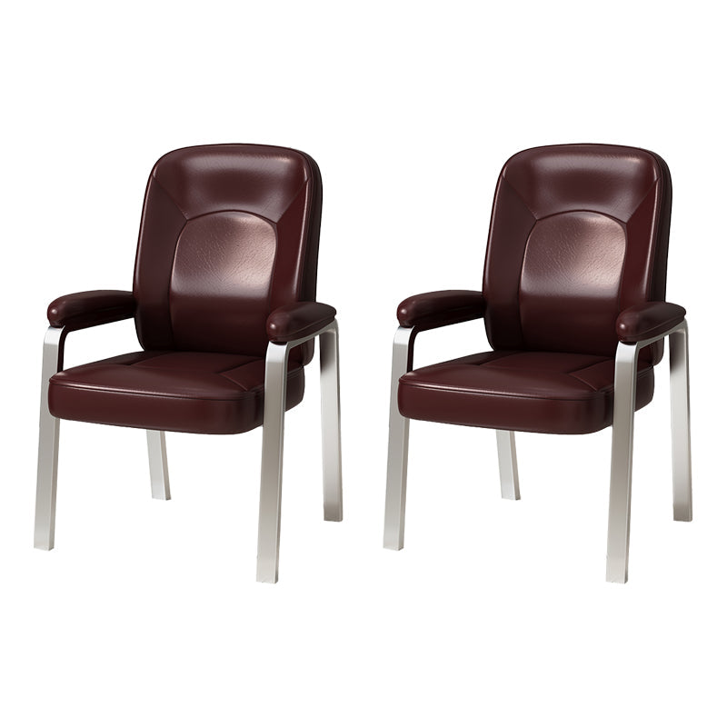 Sedia moderna per ufficio a bracci fissi nessuna sedia da scrivania per casa