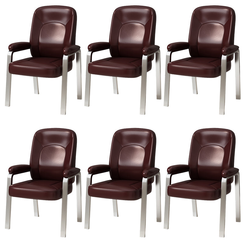 Sedia moderna per ufficio a bracci fissi nessuna sedia da scrivania per casa